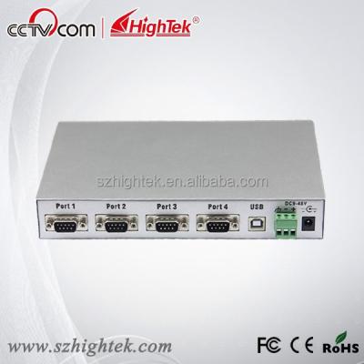 China industrial usb 4 to port serial rs485 rs422 hub converter HK-5204B for sale