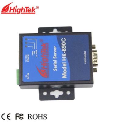 China Plastic TCP/IP RJ45 Ethernet To RS232 RS485 Converter for sale