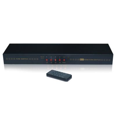 China Yes HighTek HK-4T1HUK HD digital signal + kvm splitter, 4/8 hdm i+ kvm splitter switch with remote control for sale