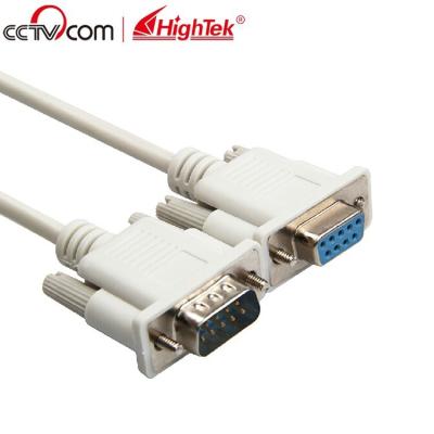 China COMPUTER HighTek DB9 Male To Female RS232 Serial Data Cable 10 Meters With Straight Or Cross Line for sale