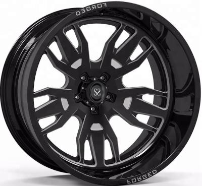 China SPE004 22 inch big size 4x4 5 hole aluminum alloy forged wheels, forge 6061 rims for sale