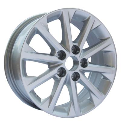 China Good Multi After-sales Service Paint A356.2 T6 Aluminum Silver Spoke 16 17 Inch Edges Aluminum Alloy Casting Wheels For Camry for sale