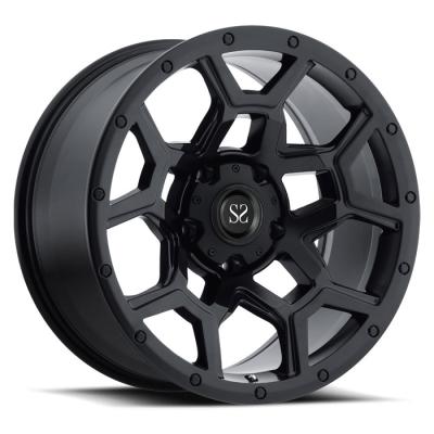 China Deep Lip VIA JWL SAE J2530 TUV 4x4 Alloy Wheels Rims Aluminum Offroad Wheels for sale