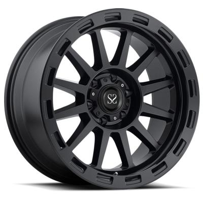 China 20 Inch SSBR1014 Gloss Black Multi-Spoke Truck Aluminum Alloy Wheels 5x127 For Wrangler for sale