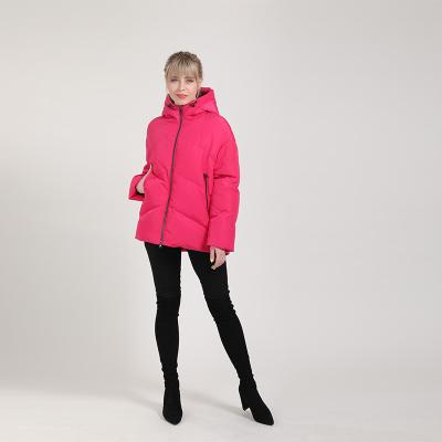 China New Arrival High Quality Soft Hooded Windproof Thicken Colorful Women Coat Ladies Winter Jacket for sale