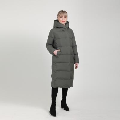 China Wholesale New Soft Style Windproof Over The Top Outdoor Design Plus Size Winter Women Long Coats for sale