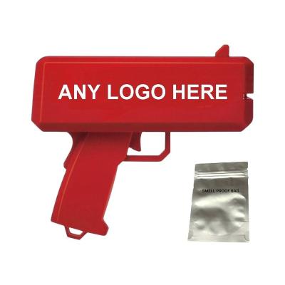 China Plastic Cash Money Gun Super-Make It's Raining Red Money Gun Gift Toys for sale