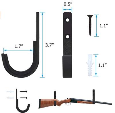 China Spirit and Action Metal Gun Rack and Horizontal Shotgun Hook, Rifle Hook, Magazine Rifle, Shotgun and Bow, Wall Mounted Storage None for sale