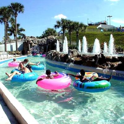 China Relaxing Water Park Lazy River For All Ages With Different Landscape for sale