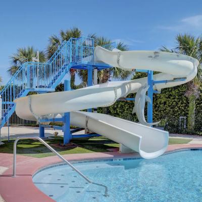 China Customization Resort Water Slide  In Ground Pool Water Slide Straight for sale