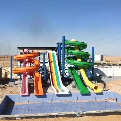 China Long Lasting Outside Water Slides Kamikaze Water Slide With Customized Colors for sale