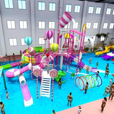 China Customization Outdoor Water Playground Equipment Offering Fun  High Strength for sale