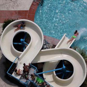 China 2 People Capacity Hotel Water Slide Straight Pool Slide Easy Installation for sale