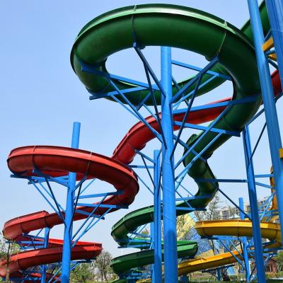 China Customization Sturdy Frame Aqua Park Water Slide Galvanized Steel Support for sale