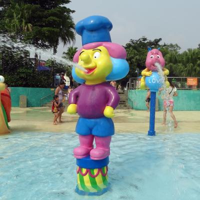 China Anpassbares Splash Pad Wassersprühpark Mehrfarbiges Außenwasserspielgerät zu verkaufen