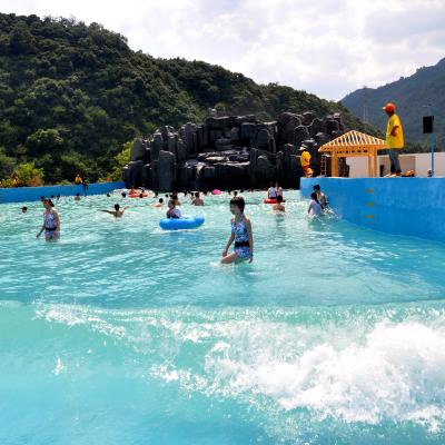 China Sicherer und spannender Wasserspital Wellenpool mit Rettungsschwimmer Notschaltknopfen zu verkaufen