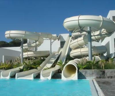 China Family Friendly Giant Water Slides Big Waterslides For Thrilling Aquatic Fun In Vibrant Colors for sale