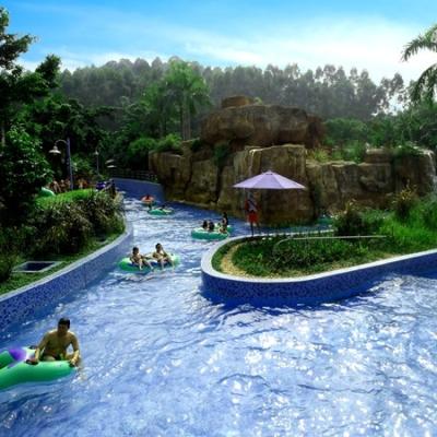 Chine Parc aquatique du monde de glace rivière paresseuse avec accès en fauteuil roulant Durée 30 minutes à vendre