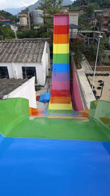 China 5-60 Years Old U Shape Water Slide Big Mutilcolor Boomerang Water Slide for sale