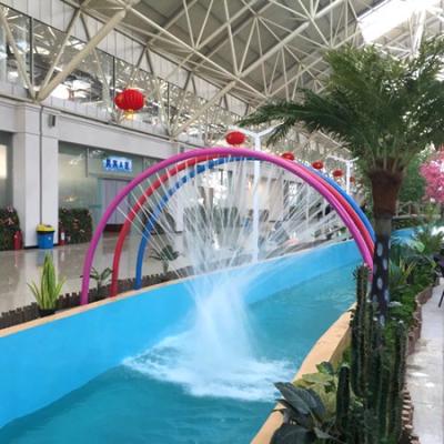 China 200 People Capacity Outdoor Lazy River With Concrete Pump Materials Regular Maintenance for sale