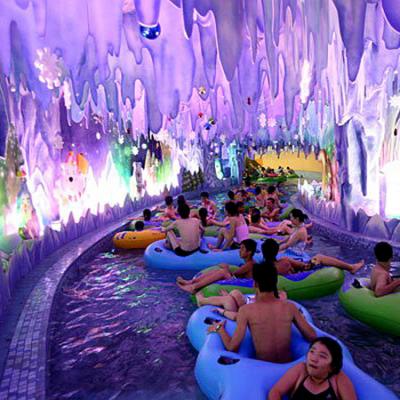 Chine 100-600 mètres de longueur Le parc aquatique du monde des glaces Lazy River Water Ride à vendre