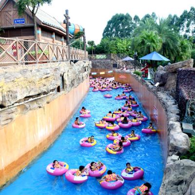 China Ice World Water Park Lazy River 200 People Capacity With Serene Currents for sale