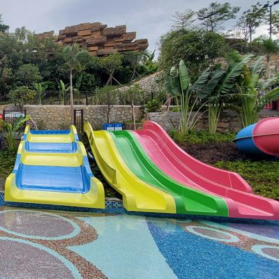 China Interaktive Kinder Straight Water Slide Breit für Familien Mutilanes zu verkaufen