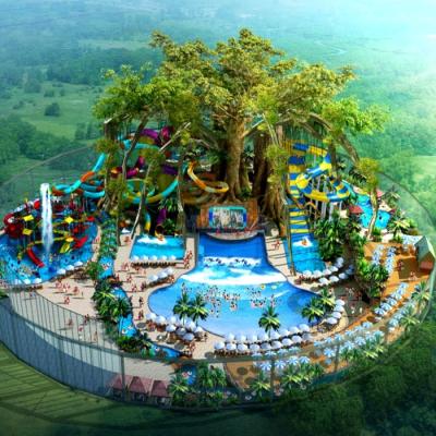 China Customization Fiberglass Water Park Design Theme Park Concept Design for sale