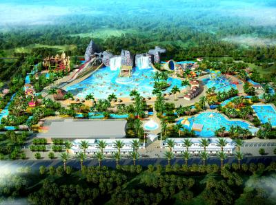 Chine Plan de parc aquatique à grande échelle personnalisable avec système de filtration en fibre de verre à vendre