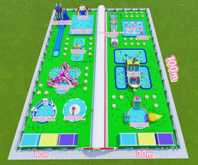 China Customizable INFLATABLE WATER PARK for Your Water Park Business Te koop