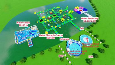 China Customizable INFLATABLE WATER PARK for Your Water Park Business en venta