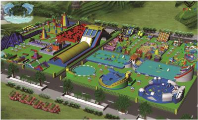 Κίνα Custom Color Outdoor Recreation Inflatable Water Park For Adults προς πώληση