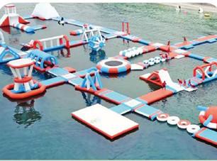 China Unisex Inflatable Water Park For Children 8 Years Old Te koop