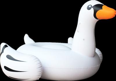 China Giant Inflatable Swan Pool Float Giant Swan Ride On for sale