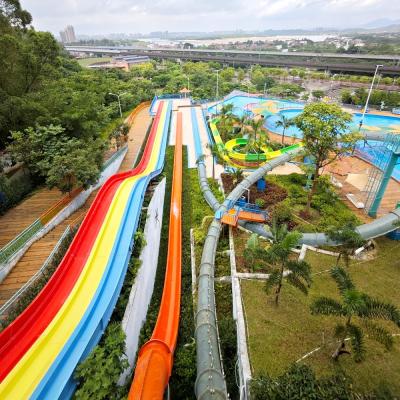 China Big Water Slide for Water Park With Fun Features And Blower Included for sale