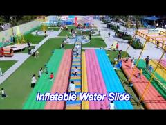 commercial colorful theme inflatable water slides outdoor inflatable playground water slide pvc infl