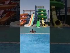 Long Lasting Outside Water Slides Kamikaze Water Slide With Customized Colors