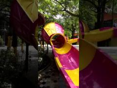 1-2 Riders Kids Water Slide Tornado Pool Slide For Young Adventures As Water Park Attraction