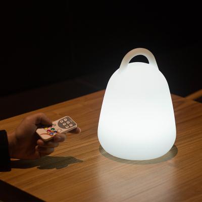 China PE Material Modern Table Lamps Small Radio Led Rechargeable Light Modernd for sale