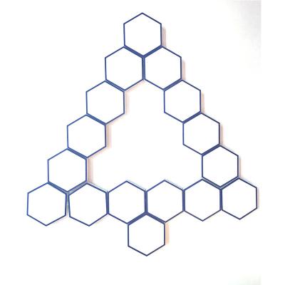 China Creative DIY Hexagon Light Kit 11.5x10x2.2cm Hexagonal Smart Honeycomb Touch Led Modular Assembled Modern Wall Lamps DIY for sale