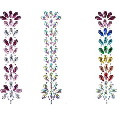 China Waterproof+Eco-friendly Make Up Decoration Shine Rhinestone Hair Jewelry Crystal Gems for sale