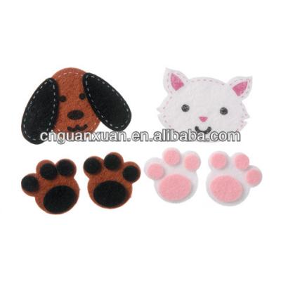 China Decorative Sticker Stung Dogs and Cats Felties Felt Stickers for sale