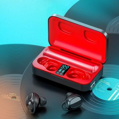 China Power Bank Case BT5.1Tws Earbuds Wireless Earphone Charging Auto Connect With Big Battery Charging Box Headset For Iphone Huawei for sale