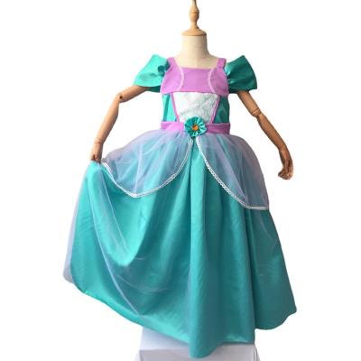 China Children's Carnival Role Play Baby Dress Princess Ariel Party Dress Halloween Mermaid Fancy Dress Polyester Kids Cosplay Costume for sale