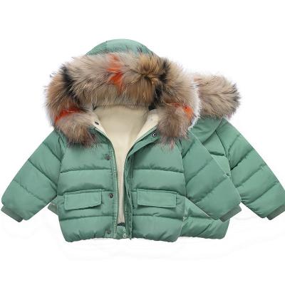 China wholesale Anti-wrinkle winter children babies down jacket thick coat children boys cotton down coat warm hooded parkas coat for sale