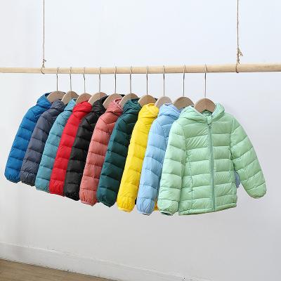 China Wholesale Anti-Wrinkle Girls Down Coat 2021 Boys And Girls Winter Children Clothing Mid Length Girls Down Jackets For Kid for sale