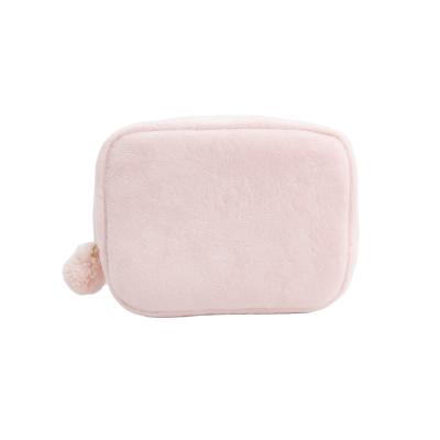 China New fashion plain eco-friendly cosmetic bag wholesale price makeup pouch bag hot sale makeup organizer for sale