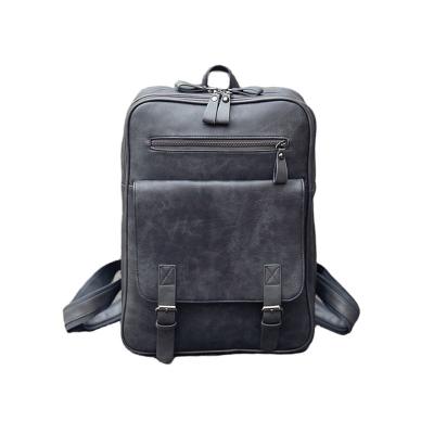 China OEM Logo Brand Factory Fashion Unisex PU Leather Soft Backpack Shoulder Bag Waterproof Hot Sale Good Quality for sale