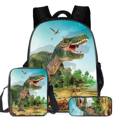 China Waterproof Backpack Custom Amazon Bag Dinosaur Kindergarten Children 14 Inch Cartoon Bag for sale