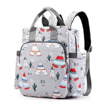 China Water Resistant Baby Diaper Care Backpack Nylon Diaper Maternity Stroller Straps Universal Travel Bag Unisex Large Bag Bags for sale